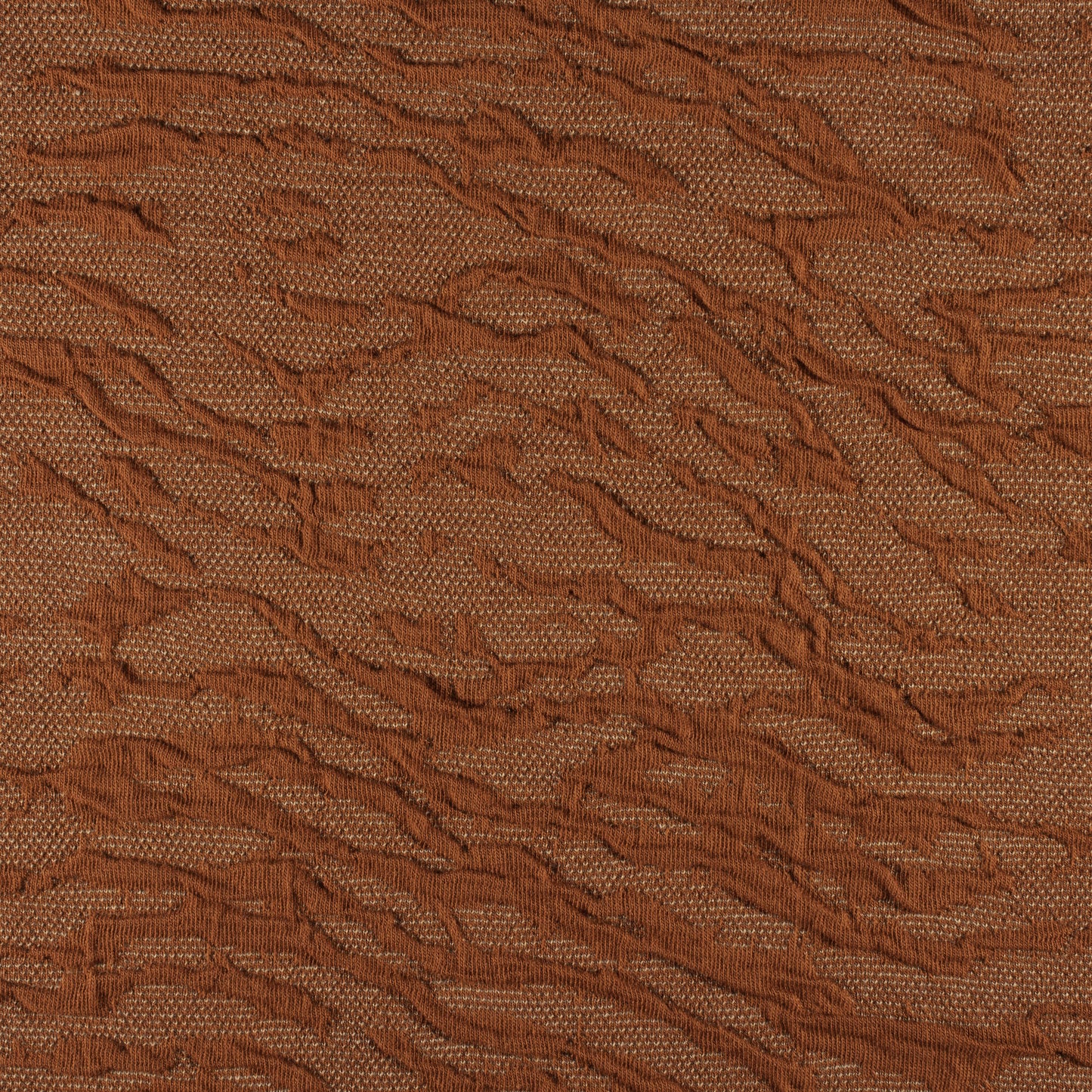 Re-Life Jersey Jacquard - Rust – Nahaufnahme