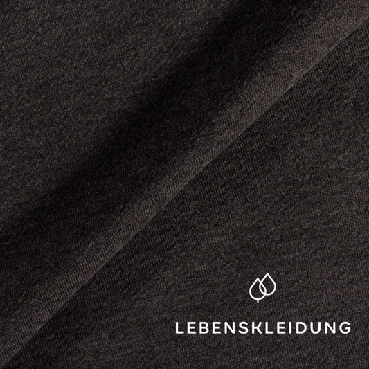 Re-Life Sweat Fabric, Brushed - Anthracite sample – Detail view