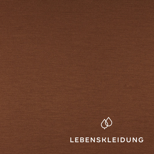 Re-Life Lyocell Interlock - Rust – Detail view