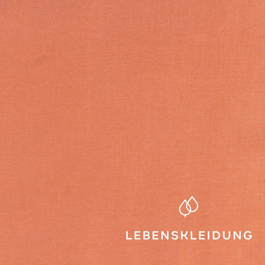 Sergé Tencel Re-Life - Orange – Vue détaillée
