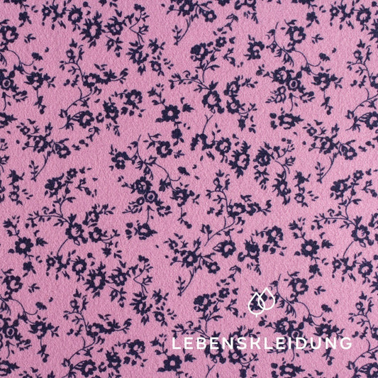 Organic flannel - Millefleur – Detail view