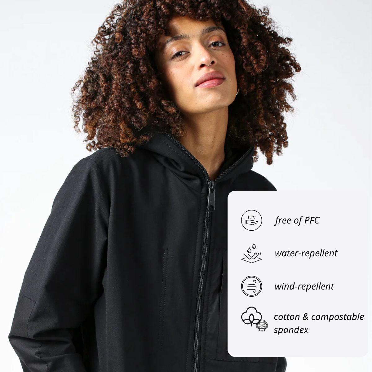 Veste softshell Re-Life - échantillon noir