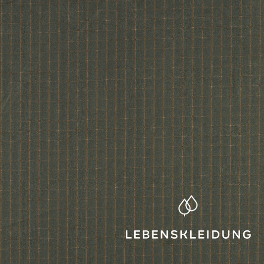 Re-Life Ripstop Gewebe leicht - Forestgreen/Sunset – Detailansicht