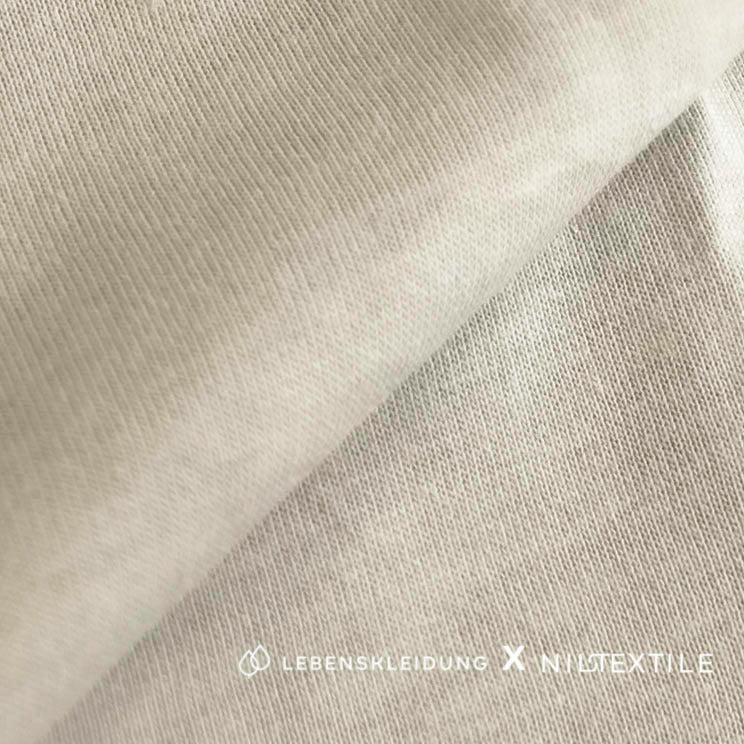 Jersey simple recyclé Re-Life NILCOTT® Active Comfort gris 150 g/m² - échantillon gris