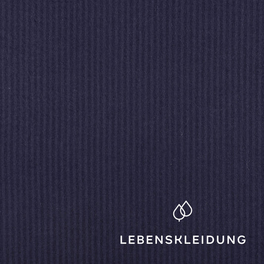 Organic Cotton Seersucker - Blue – Detail view