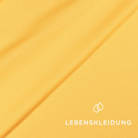 Tissu jersey extensible - échantillon tournesol – Vue détaillée