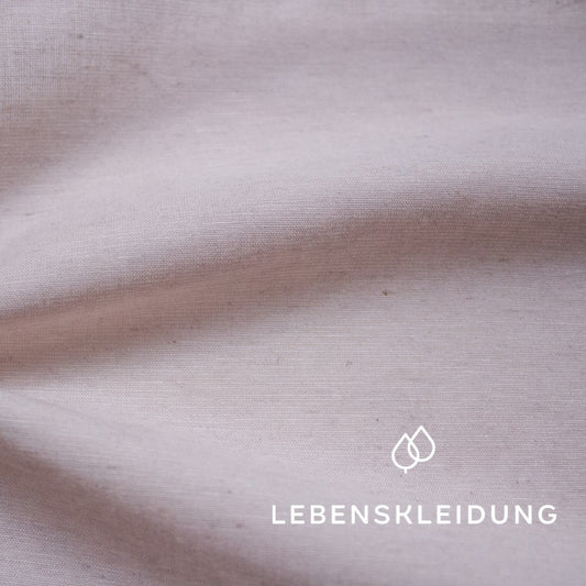 Cotton Melange Woven - Light Ecru Marl – Detail view