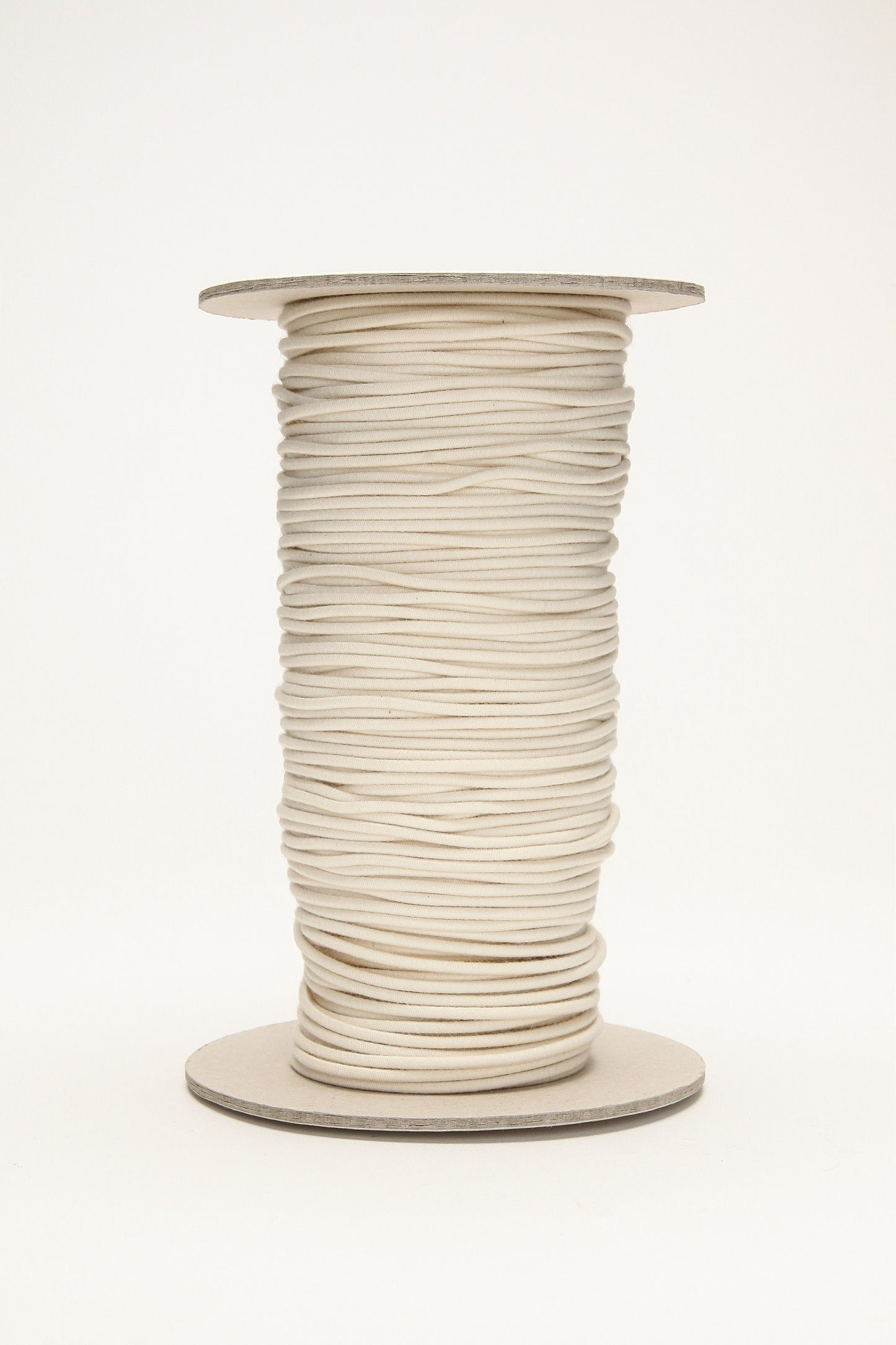 Cordon élastique bio - 2,2 mm - écru *ROULEAU COMPLET* – Vue détaillée