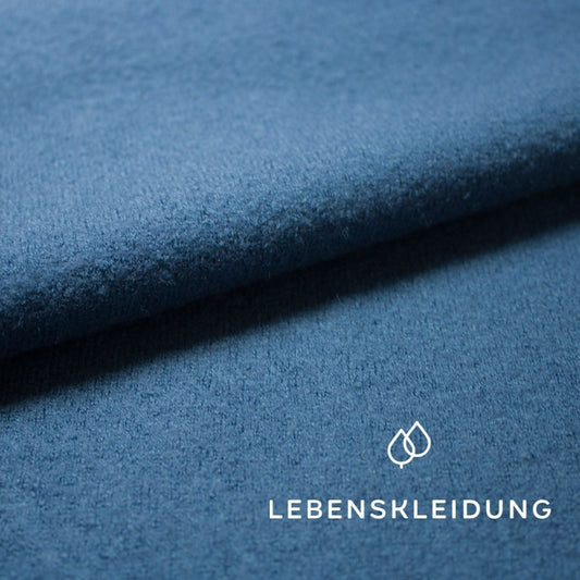 Organic Wool Walk - Dark Blue sample – Detail view