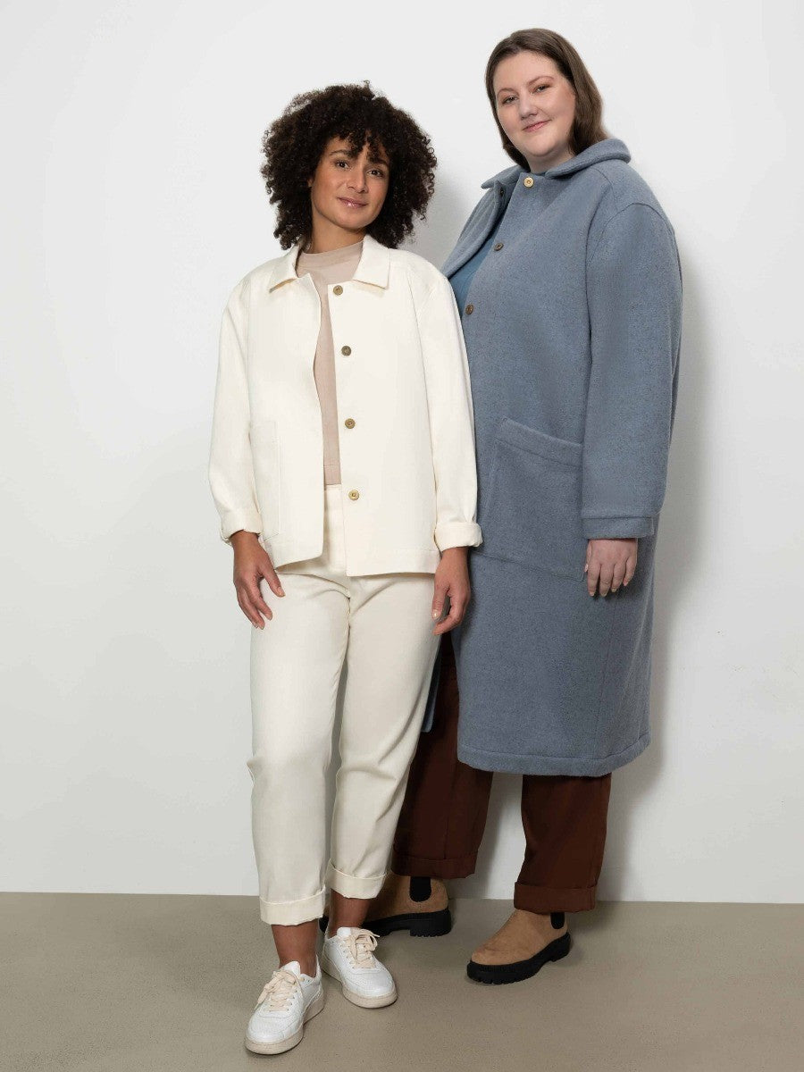 Sewing Pattern Boxy Jacket and Coat