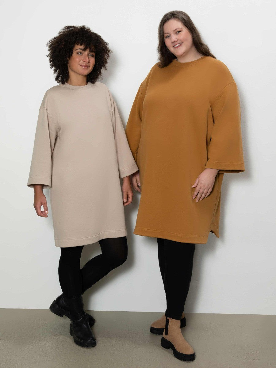 Sewing Pattern Oversized Sweater and Sweat Dress – View 14