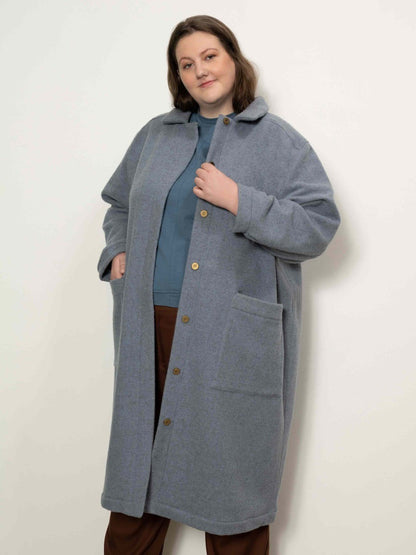 Sewing Pattern Boxy Jacket and Coat – Close-up