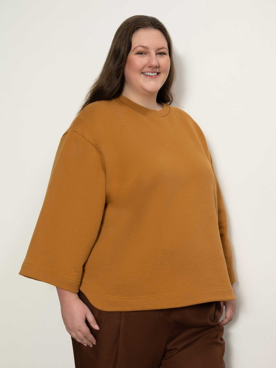 Sewing Pattern Oversized Sweater and Sweat Dress – View 11