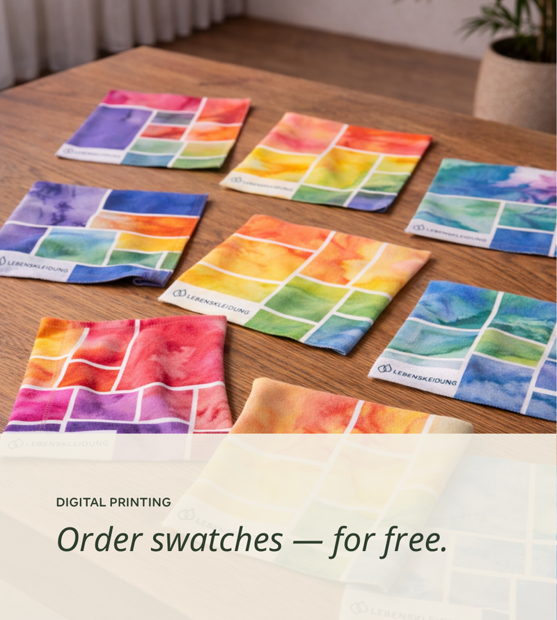 Lebenskleidung – image of print samples