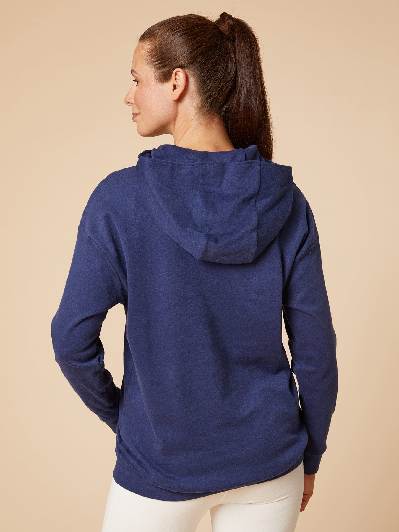 Re-Life Organic Cotton Interlock Fabric Navy