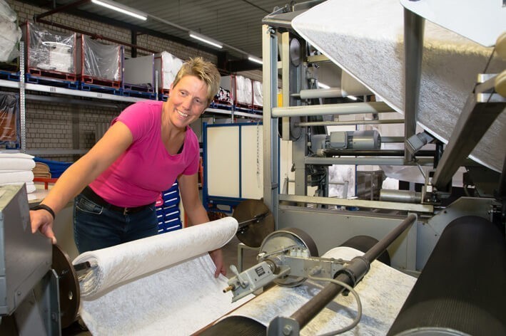 Doublieren von Meterware