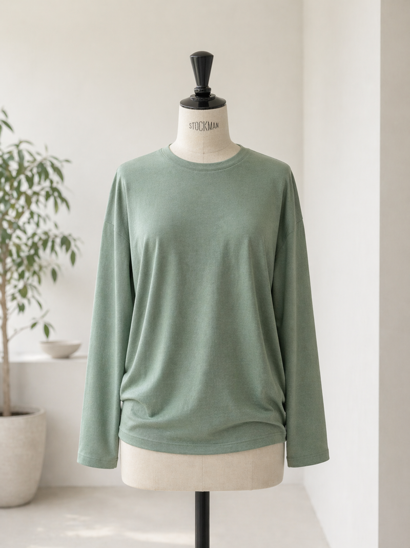 Lebenskleidung – Tragebild Performance Interlock