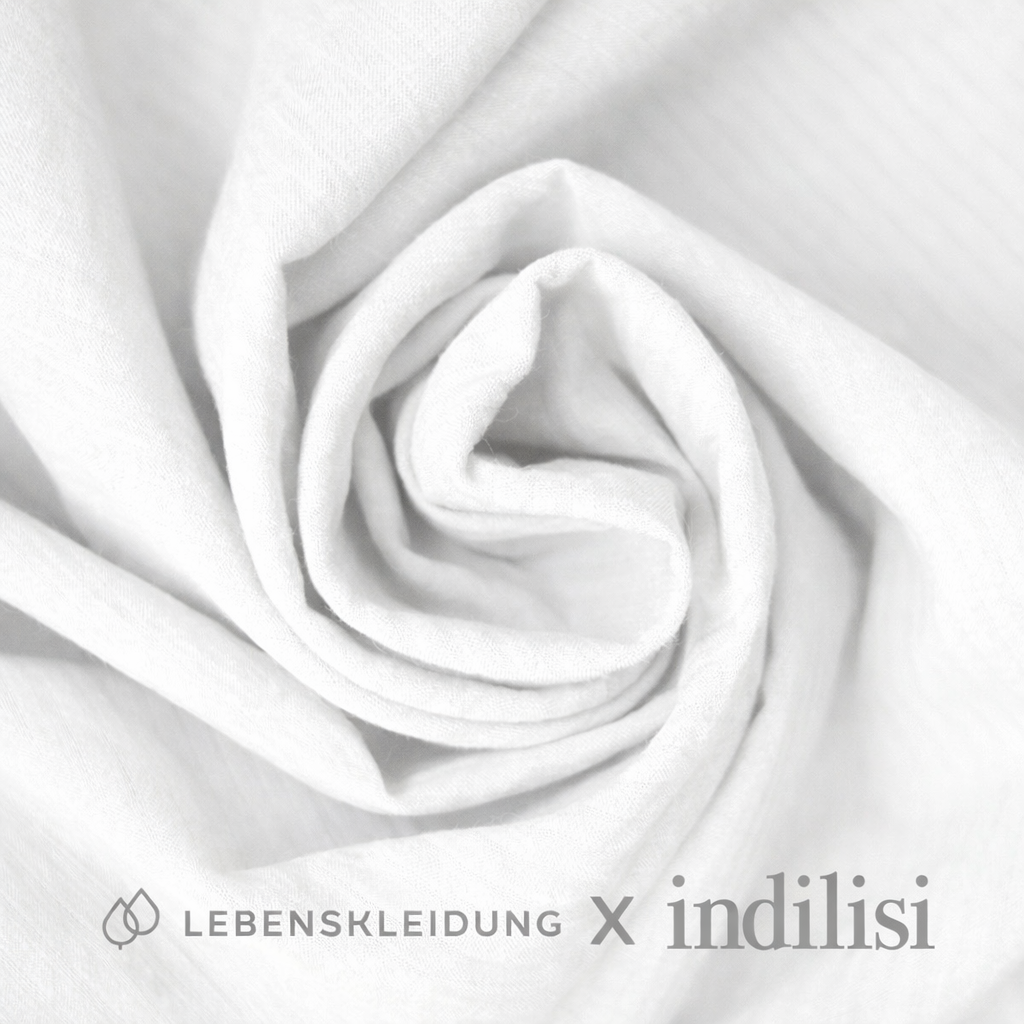 Seersucker de coton Re-Life - Naturel