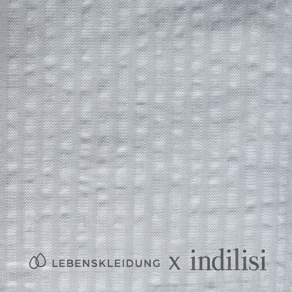 Seersucker de coton Re-Life - Naturel