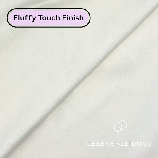 Re-Life Bio Baumwolle Interlock Stoff Creme