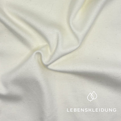 Re-Life Bio Baumwolle Interlock Stoff Creme