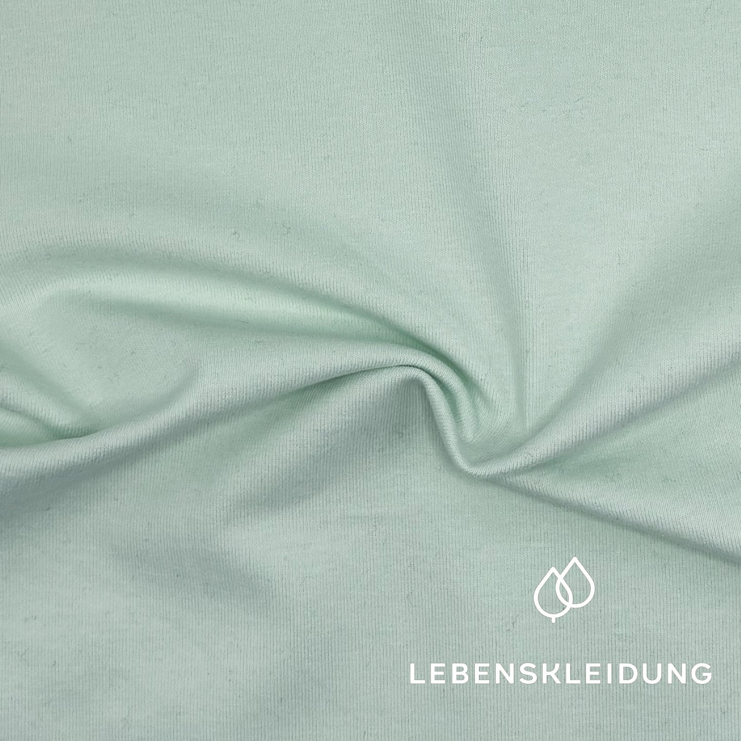 Re-Life Bio Baumwolle Stretch Jersey Stoff Hellgrün