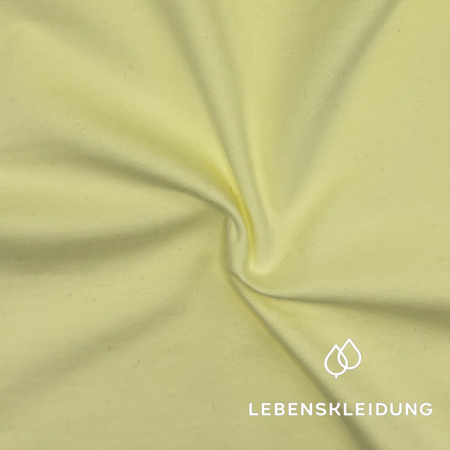 Re-Life Bio Baumwolle Stretch Jersey Stoff Gelb