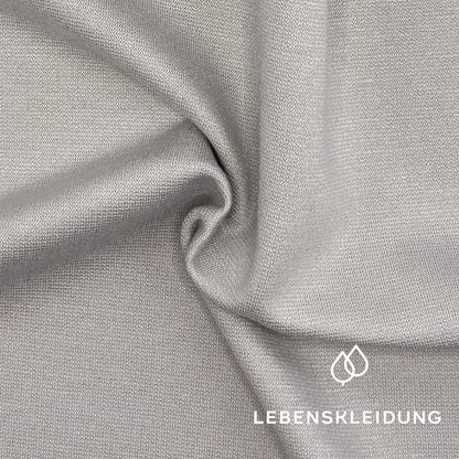 Re-Life Performance Interlock Stoff mit Ecovero Taupe