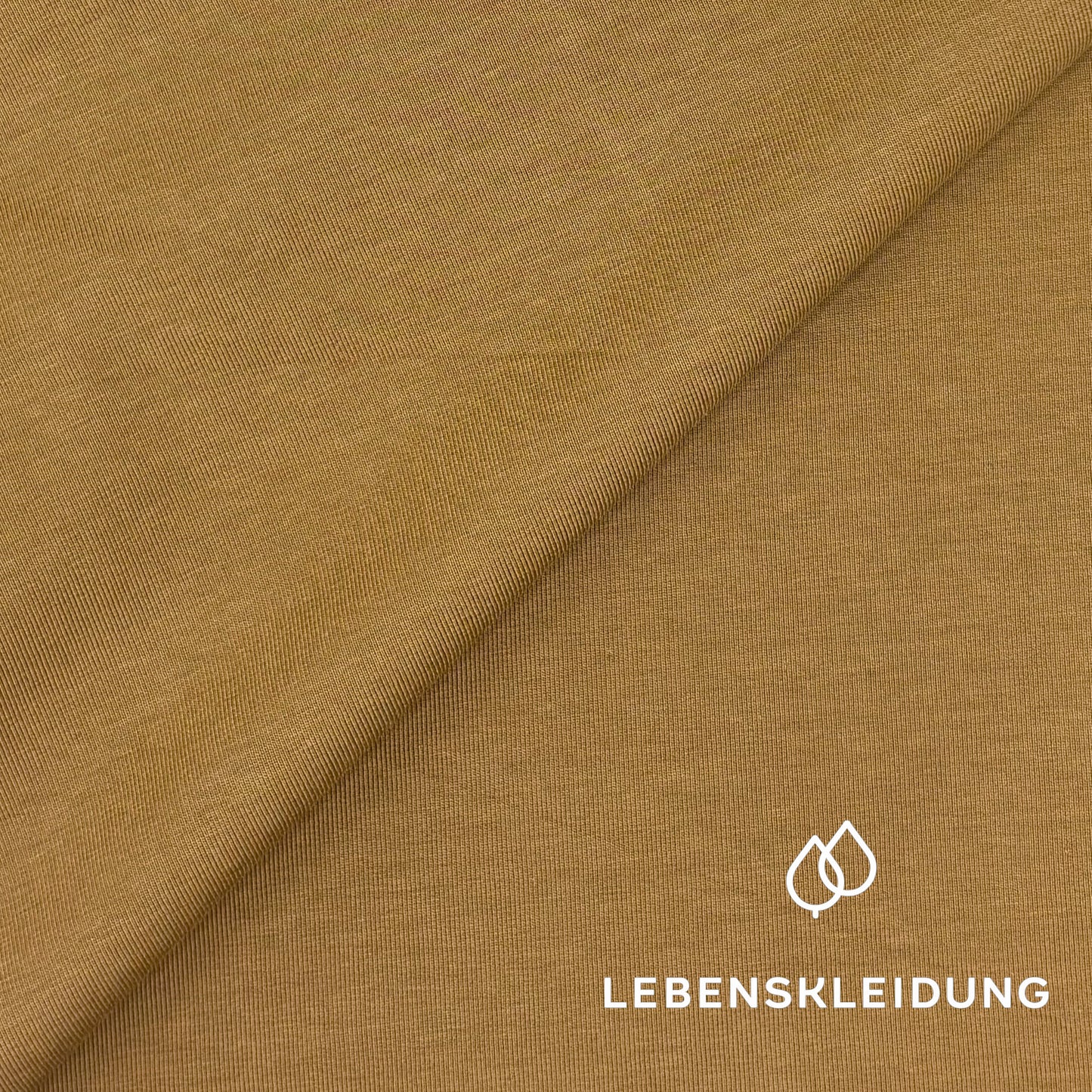 Re-Life Stretch Jersey Stoff Khaki