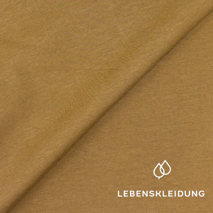 Re-Life Stretch Jersey Stoff Khaki