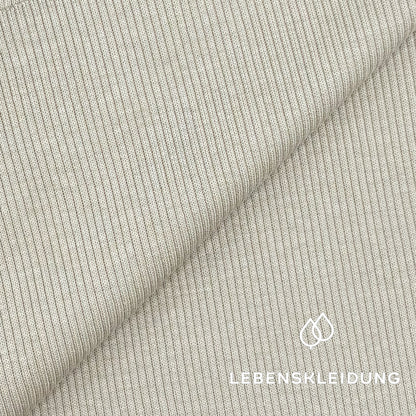 Re-Life Sweatstoff Baumwolle & recyceltes Polyester Taupe