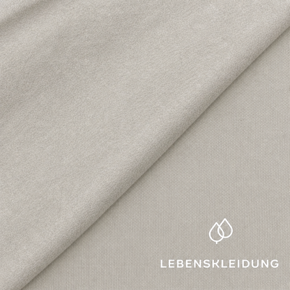 Re-Life Sweatstoff Baumwolle & recyceltes Polyester Taupe - komplette Originalrollen