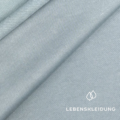 Re-Life Sweatstoff Baumwolle & recyceltes Polyester Cloud Blue