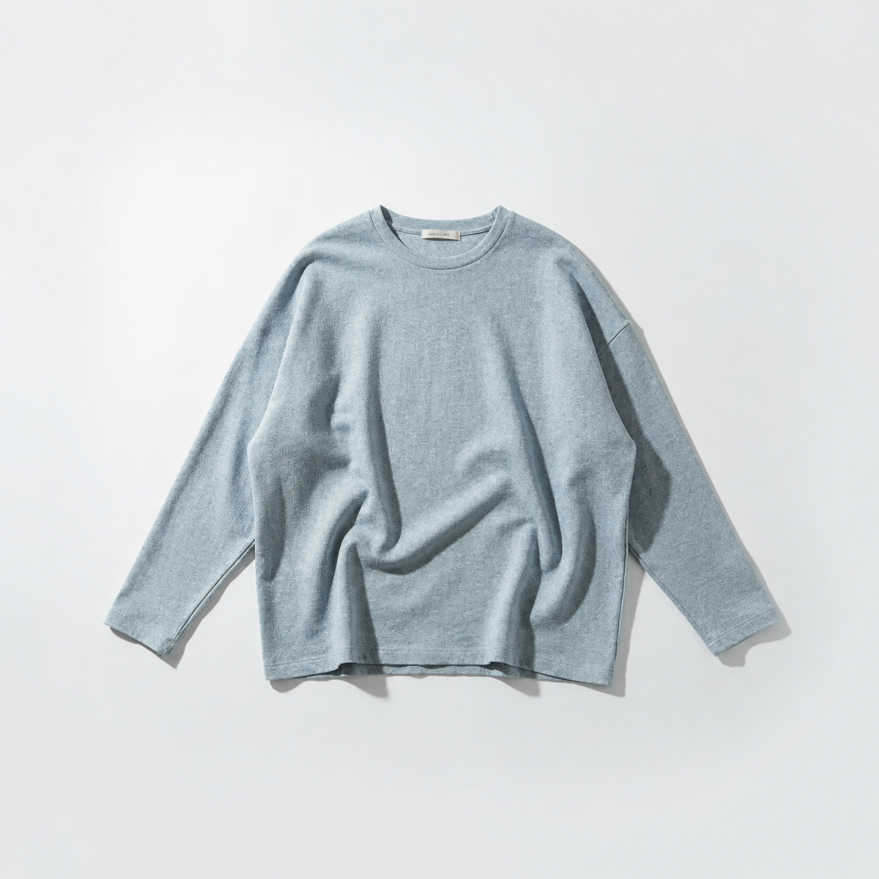 Re-Life Interlock Tissu Stone Green Mélange
