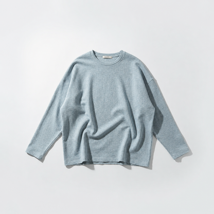 Re-Life Interlock Tissu Stone Green Mélange