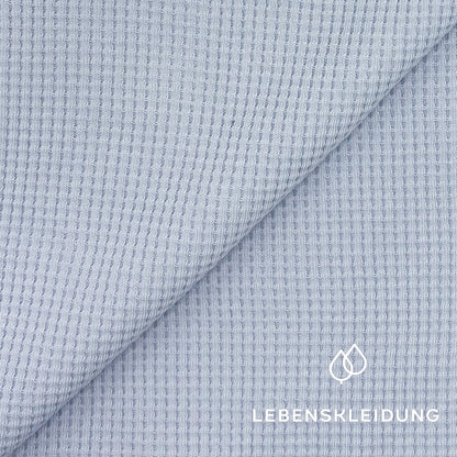 Re-Life Waffelstrick Stoff Sky Blue