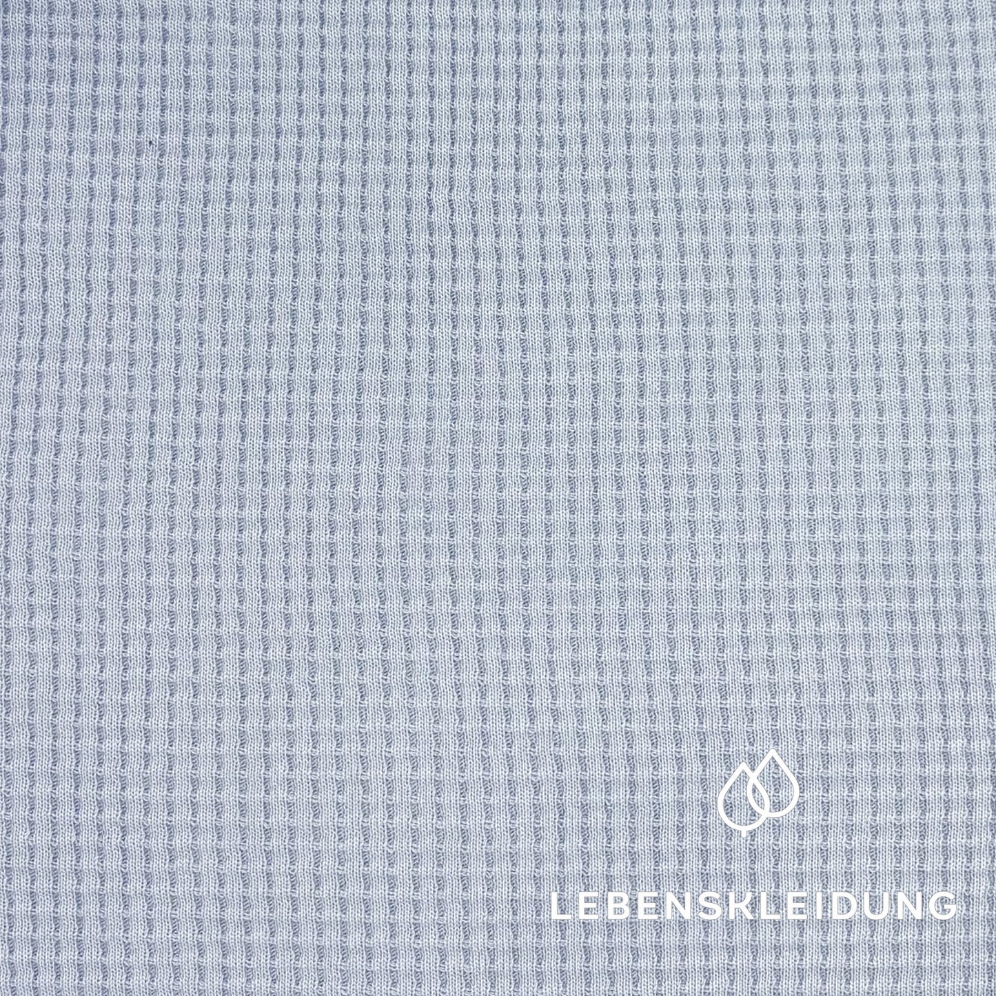 Re-Life Waffelstrick Stoff Sky Blue