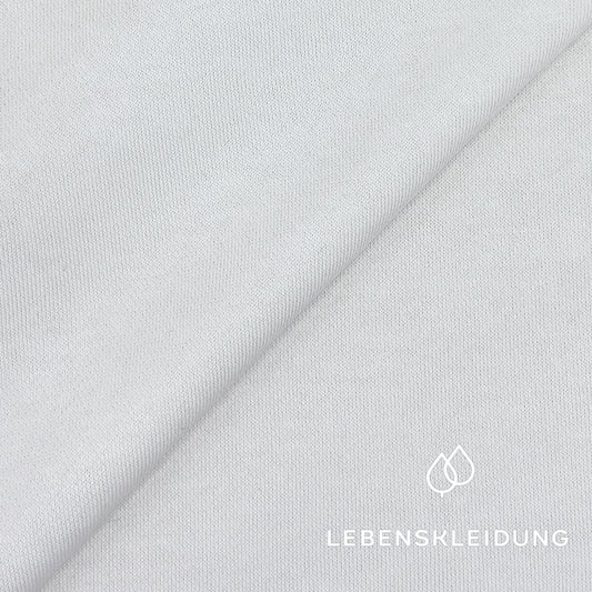 Re-Life Sweat Fabric Cotton & recycled polyester Off White Sample