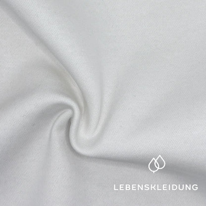 Re-Life Sweatstoff Baumwolle & recyceltes Polyester Off White - komplette Originalrollen