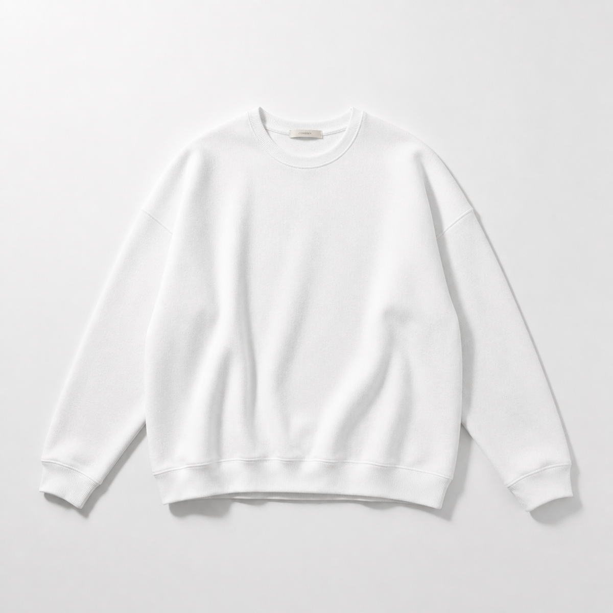 Re-Life Sweat Cotton & Recycled Polyester Off White