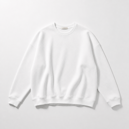 Re-Life Sweat Cotton & Recycled Polyester Off White