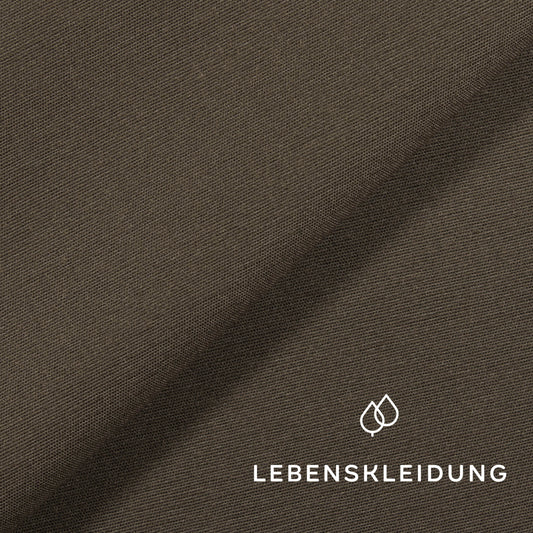 Re-Life Cotton Lyocell Woven Fabric - Khaki sample