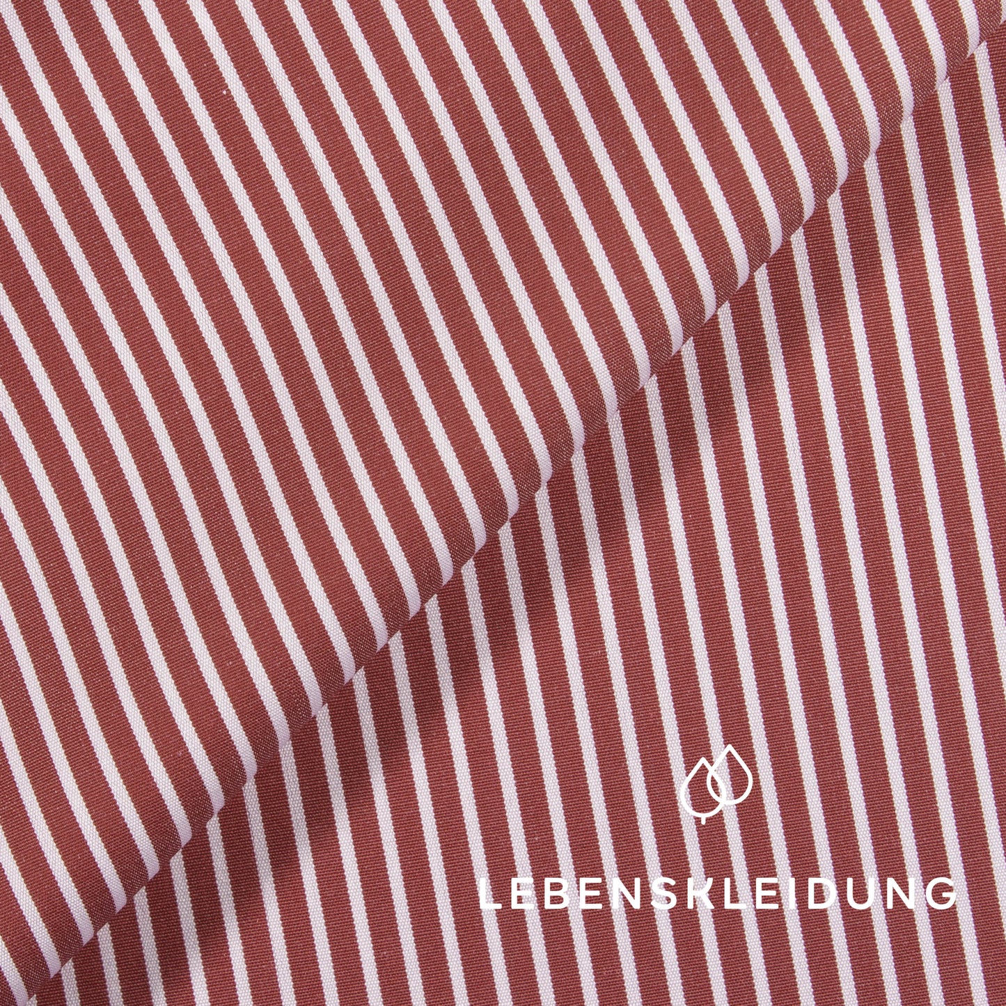 Re-Life Cotton Poplin - Red and White Striped sample