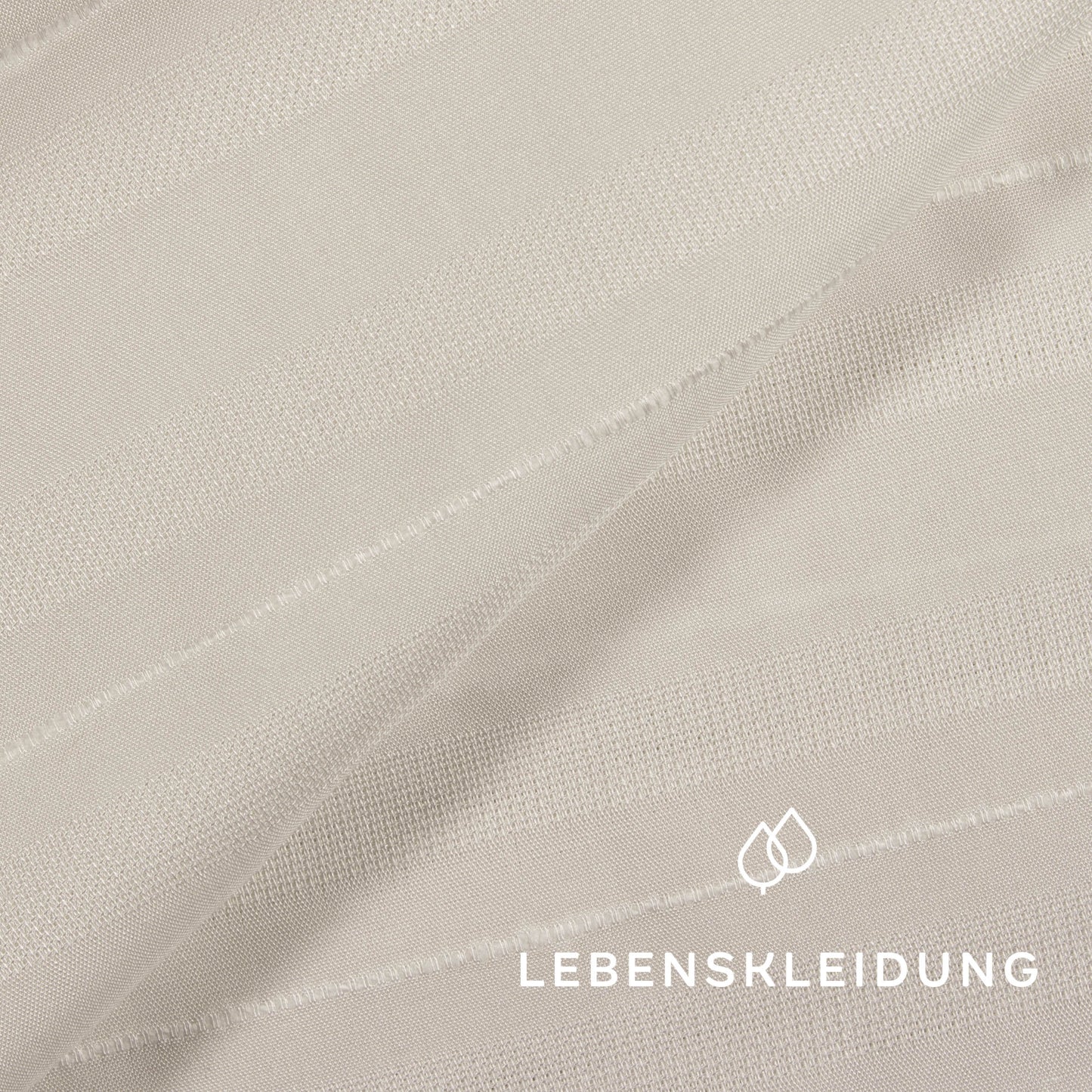 Tissu tissé Re-Life Lyocell - échantillon blanc – Vue détaillée