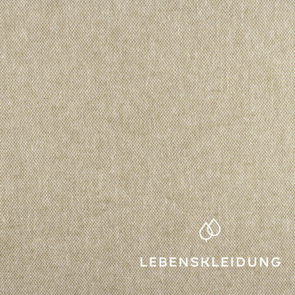 Re-Life Cotton Flannel - Linden - White sample – Close-up