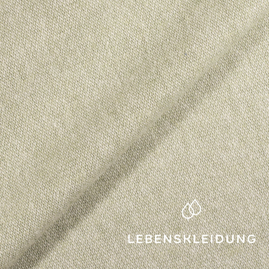 Re-Life Cotton Flannel - Aloe - White