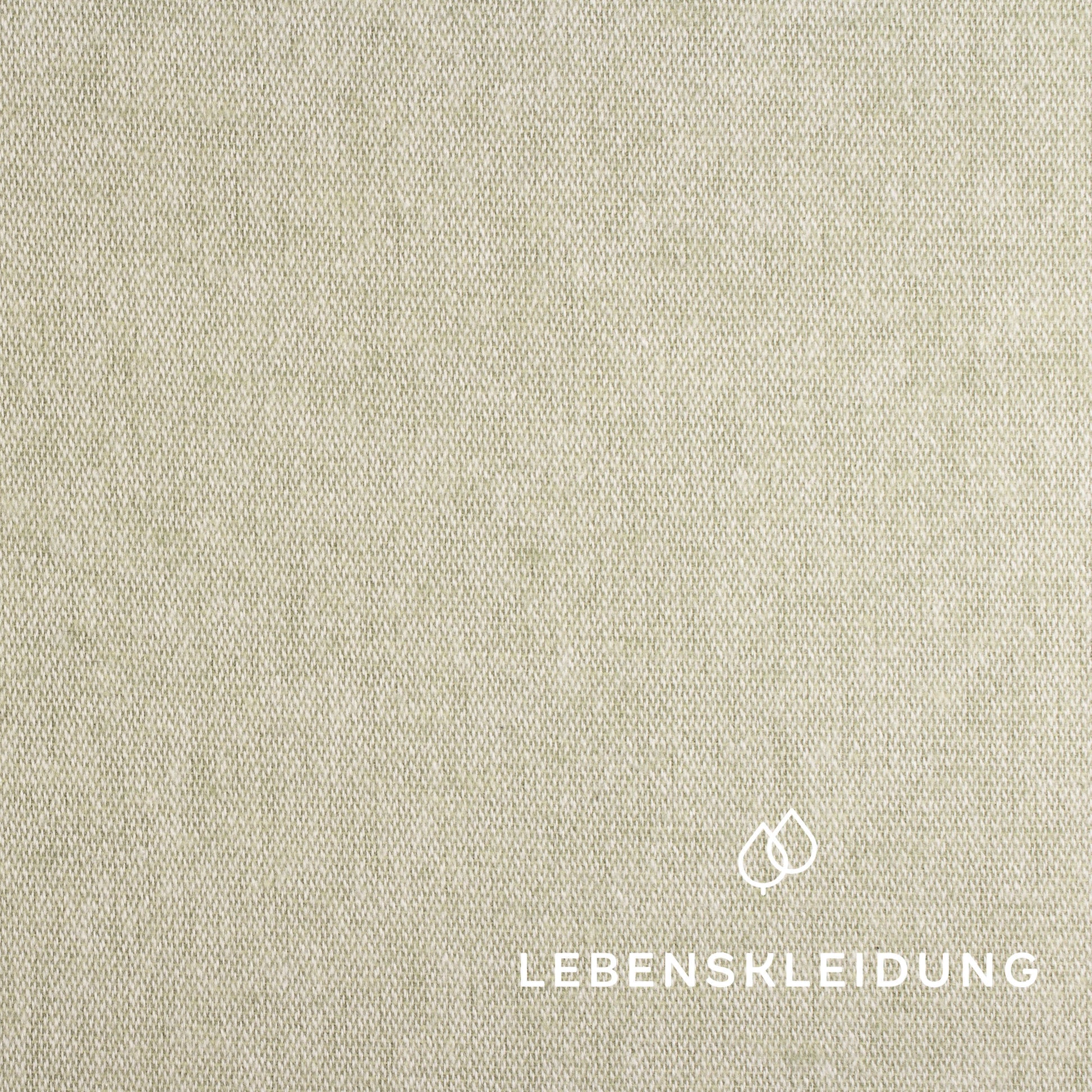 Flanelle de coton Re-Life - Aloès - Blanche – Vue détaillée