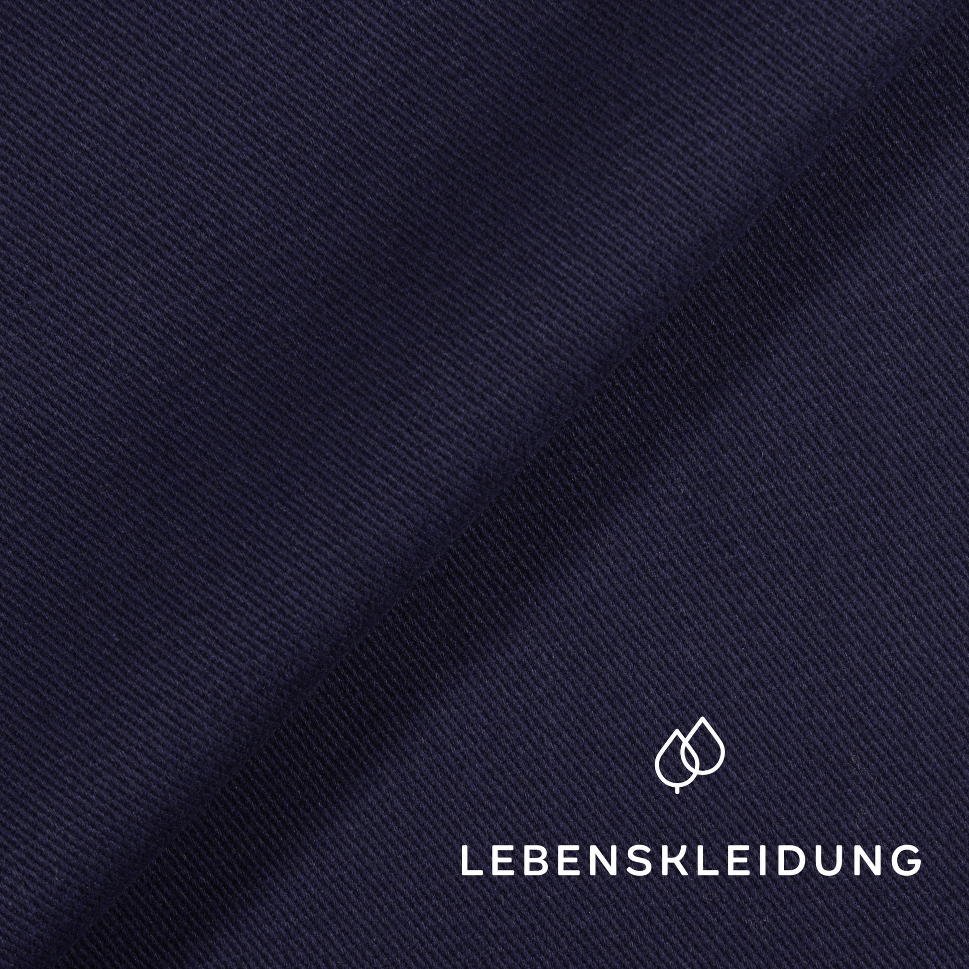 Re-Life Cotton Gabardine - Blue sample – Close-up