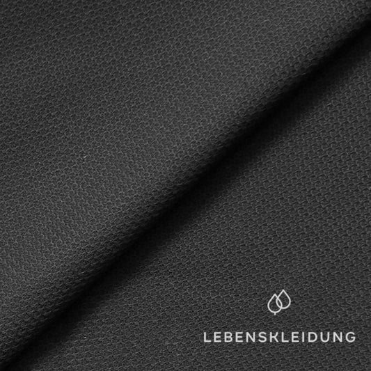 Re-Life Structured Woven Fabric - Black