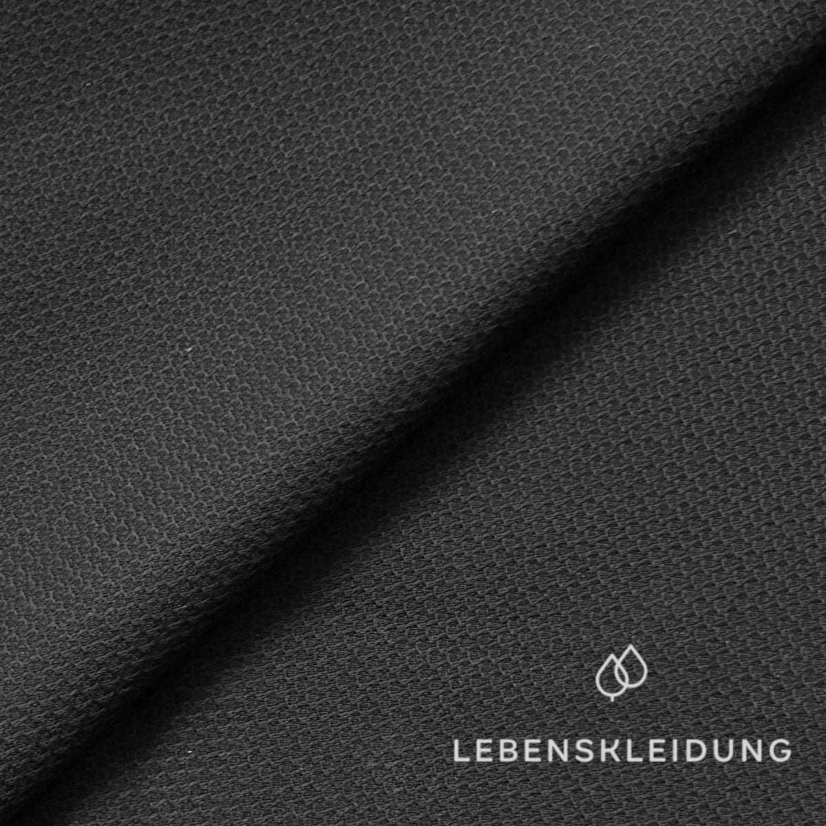 Re-Life Strukturierter Webstoff - Black Muster